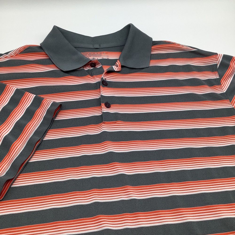 Nike Golf Tour Performance Mens Short Sleeve Golf Polo Striped Size XL